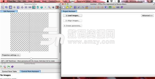 Mac PTGUI进行全景照片拼接方法特色
