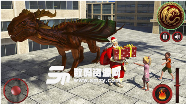 飞龙圣诞老人冲突苹果版(圣诞主题游戏) v1.0 免费版
