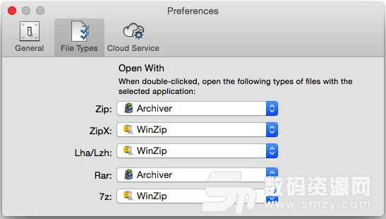 Mac Winzip压缩软件使用方法