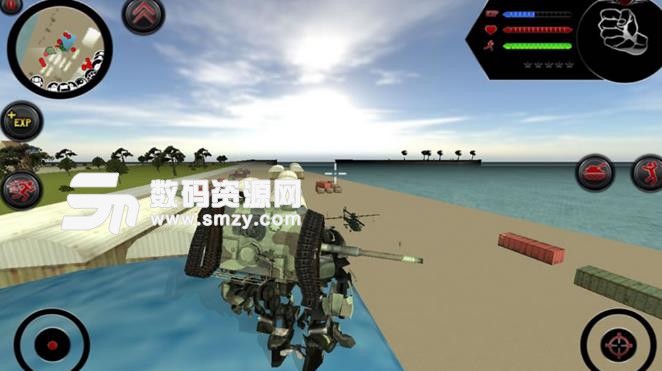 城市作战坦克机器人安卓版(3D画面动作射击手游) v1.0 手机版