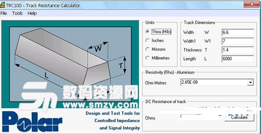 PCB线路电阻计算器