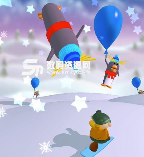 雪中飞舞手游安卓版(雪中滑板小游戏) v1.4.3 最新手机版