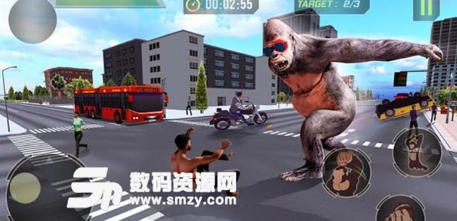 大猩猩狂暴毁灭城市手机版(动作闯关游戏) v1.3 安卓版