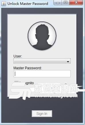Unlock Master Password