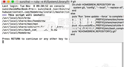 Mac 安装配置Homebrew方法进行！