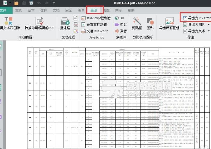 怎么使用文电通将PDF文档转换成Excel方法