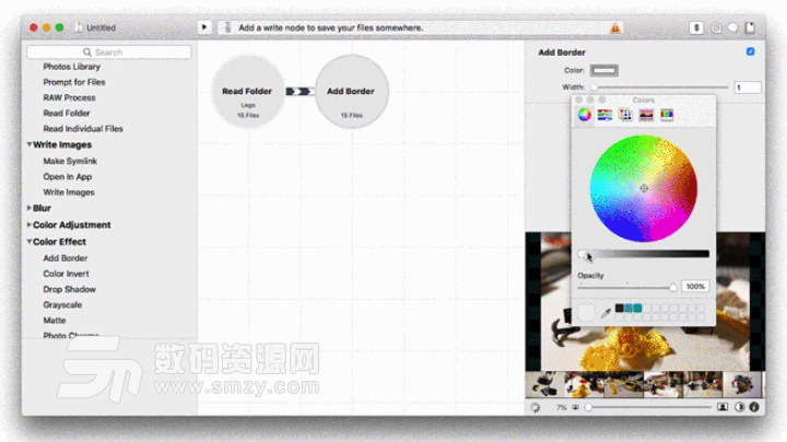 Mac Retrobatch批量水印添加以及图片编辑方法截图