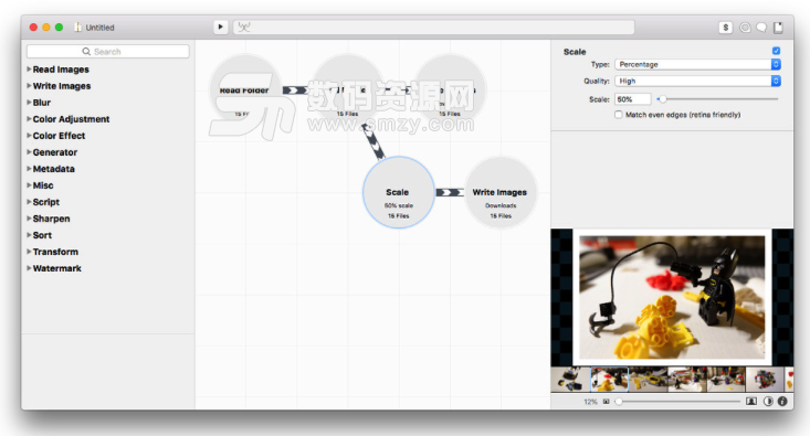 Mac Retrobatch批量水印添加以及图片编辑方法