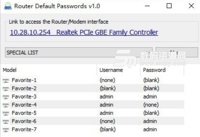 Router Default Password最新版