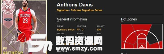 NBA2K18粉钻安东尼戴维斯数据评测截图