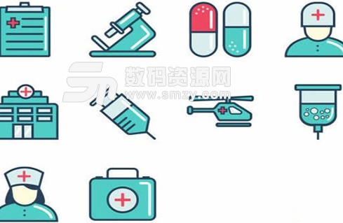 医疗器具系列桌面图标