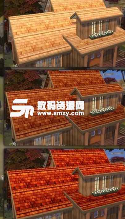 模拟人生4木质屋顶MOD完整版