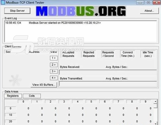 MODBUS-TCP Client Tester