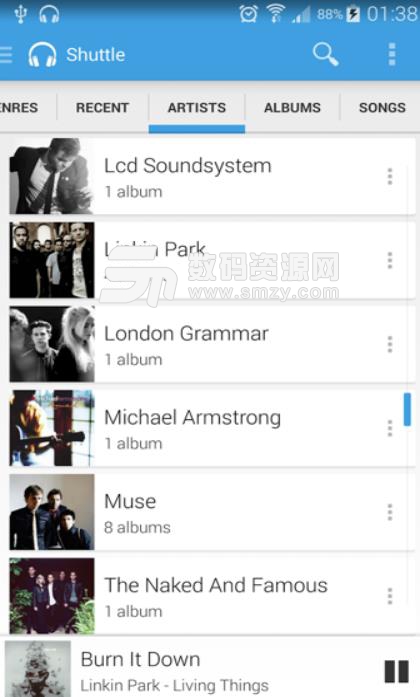 Shuttle Music Player音乐播放器APP(轻型音乐播放器) v1.7.11 手机安卓版