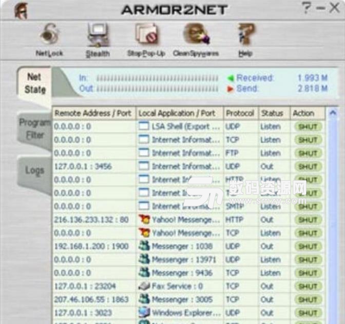 Armor2net Personal Firewall官方版 