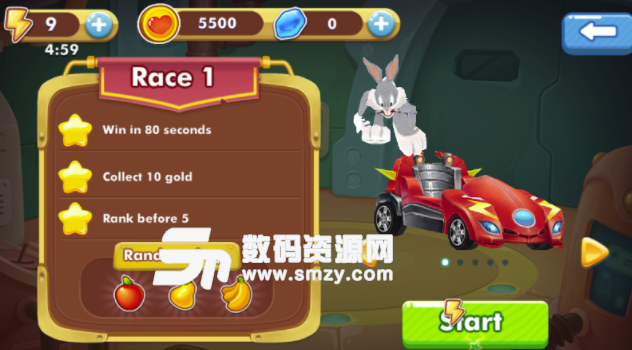 兔八哥赛车免费版(赛车类游戏) v1.1.0 安卓版