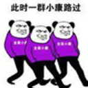 路过表情包高糊版