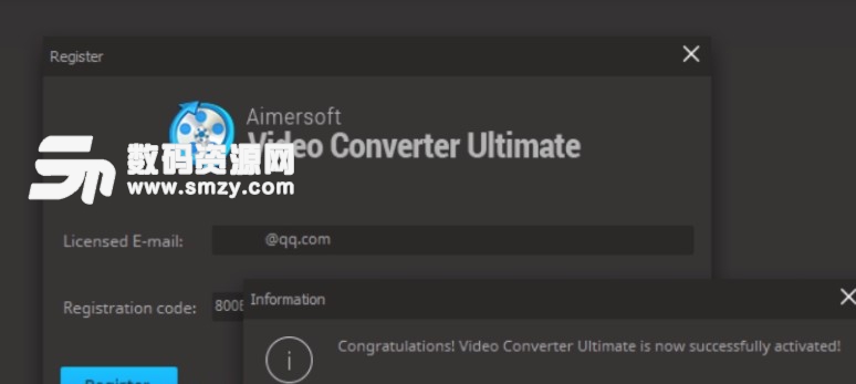 Aimersoft Video Converter Ultimate注册码