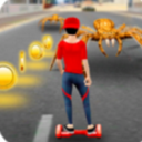 滑板竞速攻击蜘蛛免费手游(躲避蜘蛛的攻击) v2.1 安卓版
