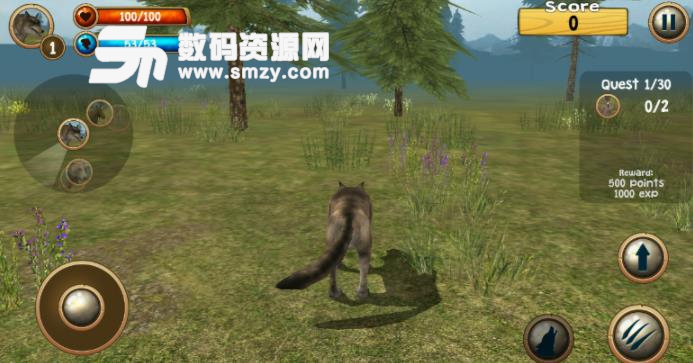 黑狼模拟器手游安卓版(体验狼的日常生活) v2.3 手机版