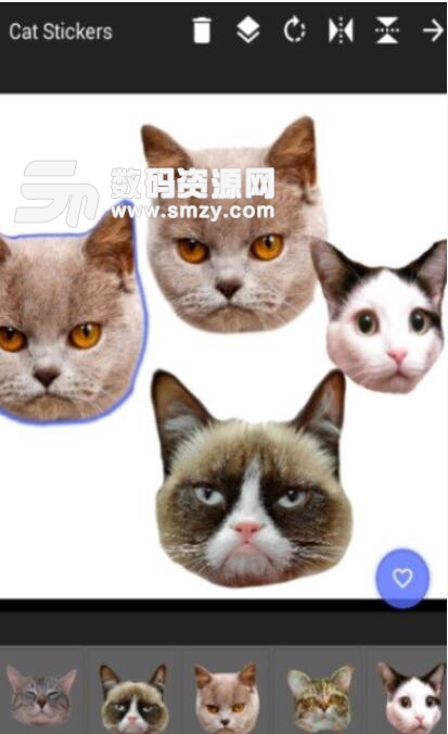 猫头贴纸编辑器安卓版(Cat Stickers) v1.4安卓版