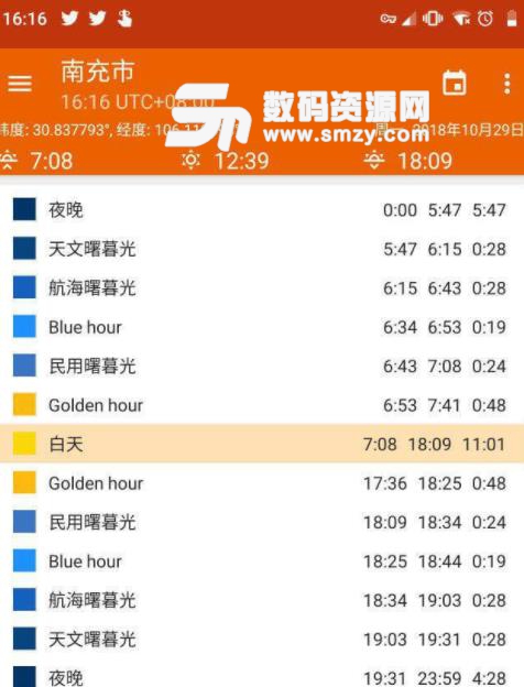 Golden Hour app(黄金时间计算器) v3.5 手机安卓版