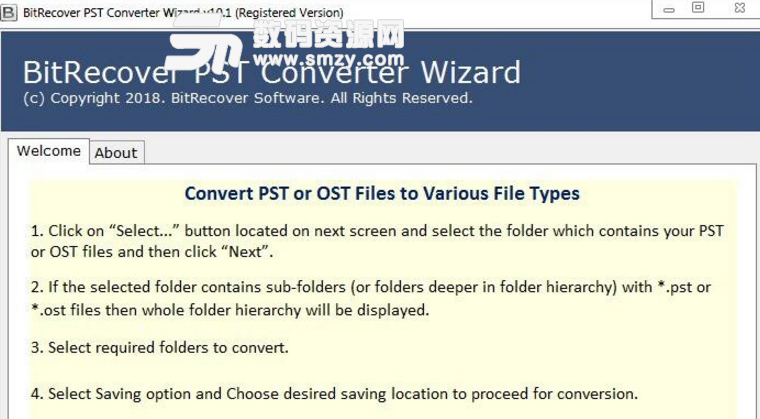 BitRecover PST Converter Wizard免费版