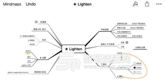 Lighten苹果版(手机思维导图应用) IOS版