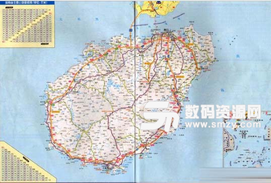 海南电子地图全图高清版