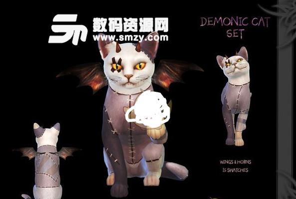 模拟人生4猫咪恶魔服装MOD