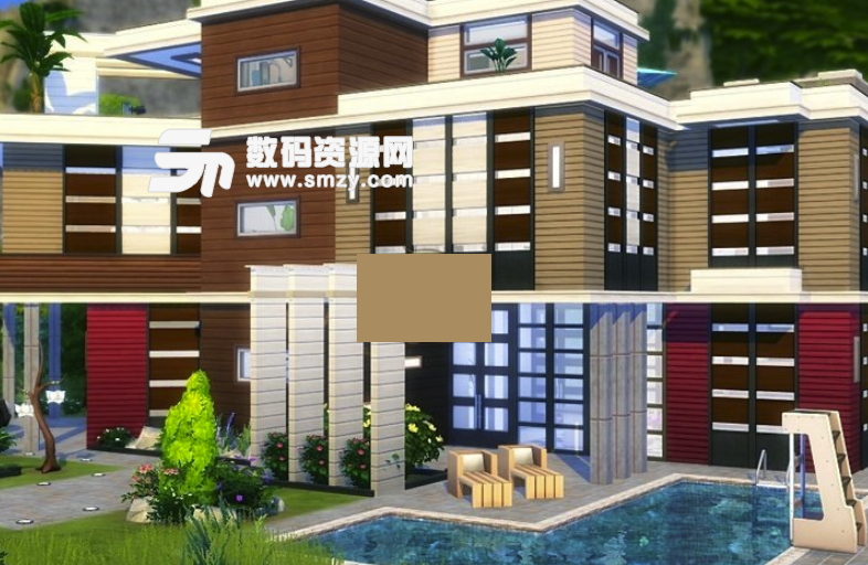 模拟人生4积木风格住宅MOD