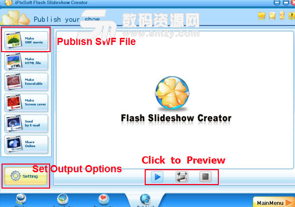iPixSoft Flash Slideshow Creator完美版