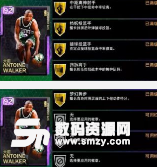 NBA2K19紫水晶安东尼沃克数据解析