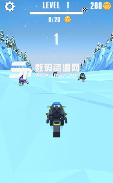 雪地摩托比赛安卓版(雪地摩托滑雪) v1.0 手机版
