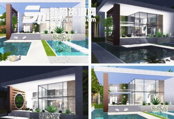 模拟人生4小型现代家庭住宅MOD