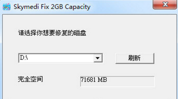 Skymedi Fix 2GB Capacity绿色版