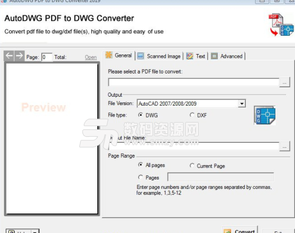 AutoDWG PDF to DWG Converter特别版图片