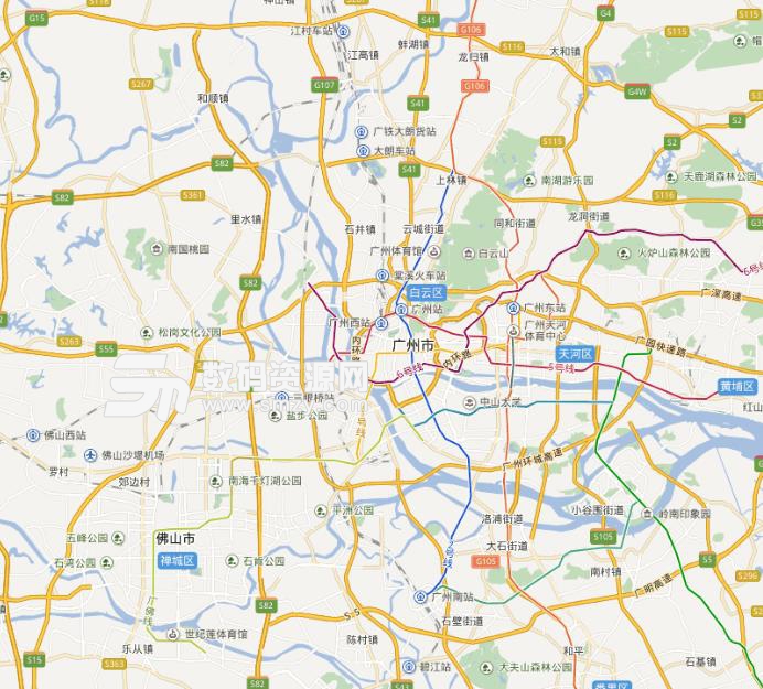 广州地图全图高清版下载