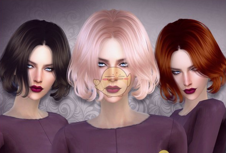 模拟人生4女性美丽短发MOD
