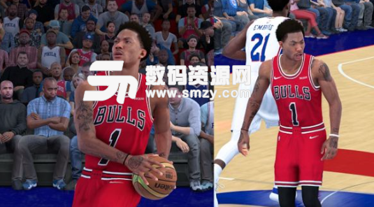 NBA2K19短发罗斯身形面补MOD