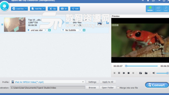 Tipard Blu ray Converter最新版教程