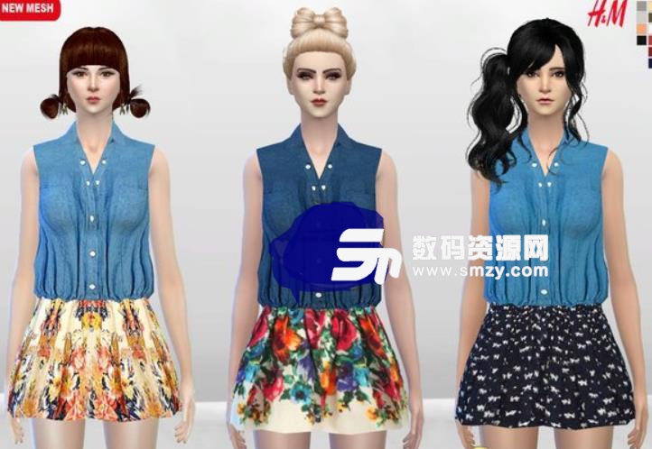 模拟人生4女性美丽短裙MOD