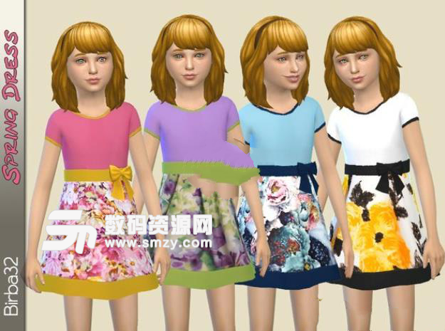 模拟人生4女孩漂亮连衣裙补丁免费版