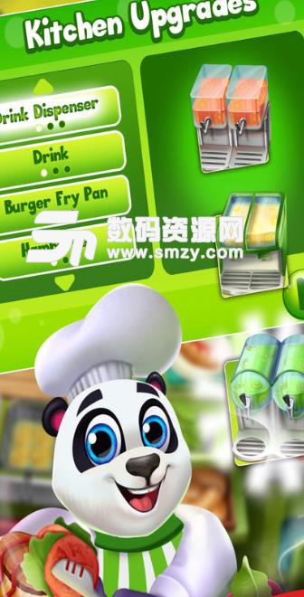 我的熊猫厨师餐馆烹饪游戏ios手机版(咖啡厅美食模拟) v1.1 苹果版