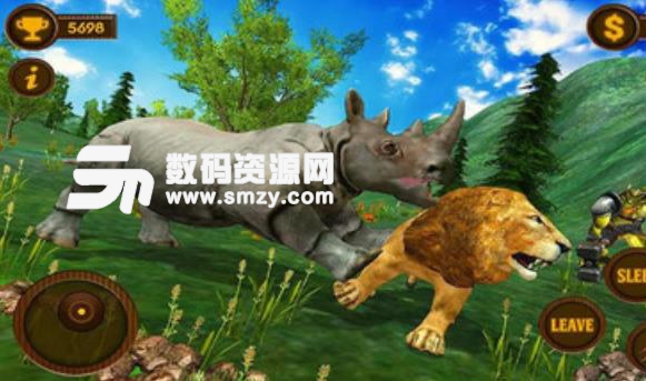 野生犀牛模拟器手游安卓版(3D高清模拟) v1.0 手机版