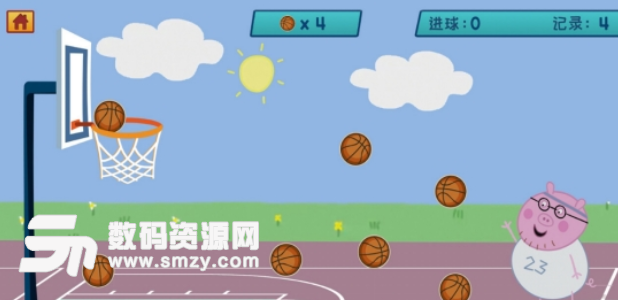 猪爸爸打篮球安卓版(趣味篮球游戏) v2.3 手机版