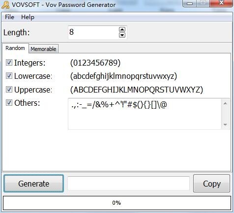 Vov Password Generator免费版