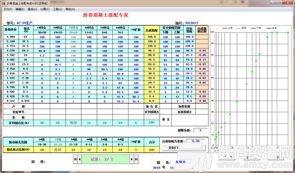 沥青混凝土级配专家绿色版