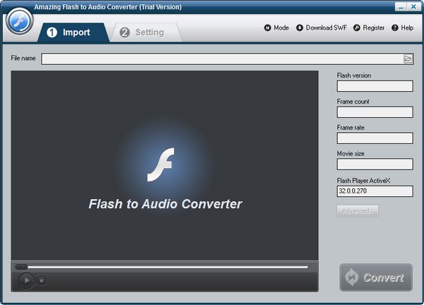 Amazing Flash to Audio Converter绿色版