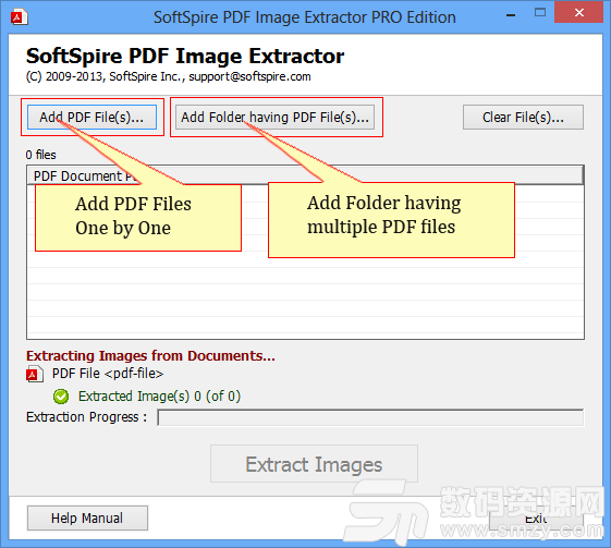 SoftSpire PDF Image Extractor(PDF图片提取软件)